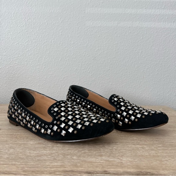 J Crew Addie Beaded/Studded Loafers Size 7.5 - Picture 1 of 3